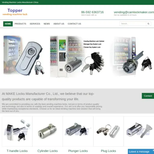 Topper Vending Machine Locks Co., Ltd.